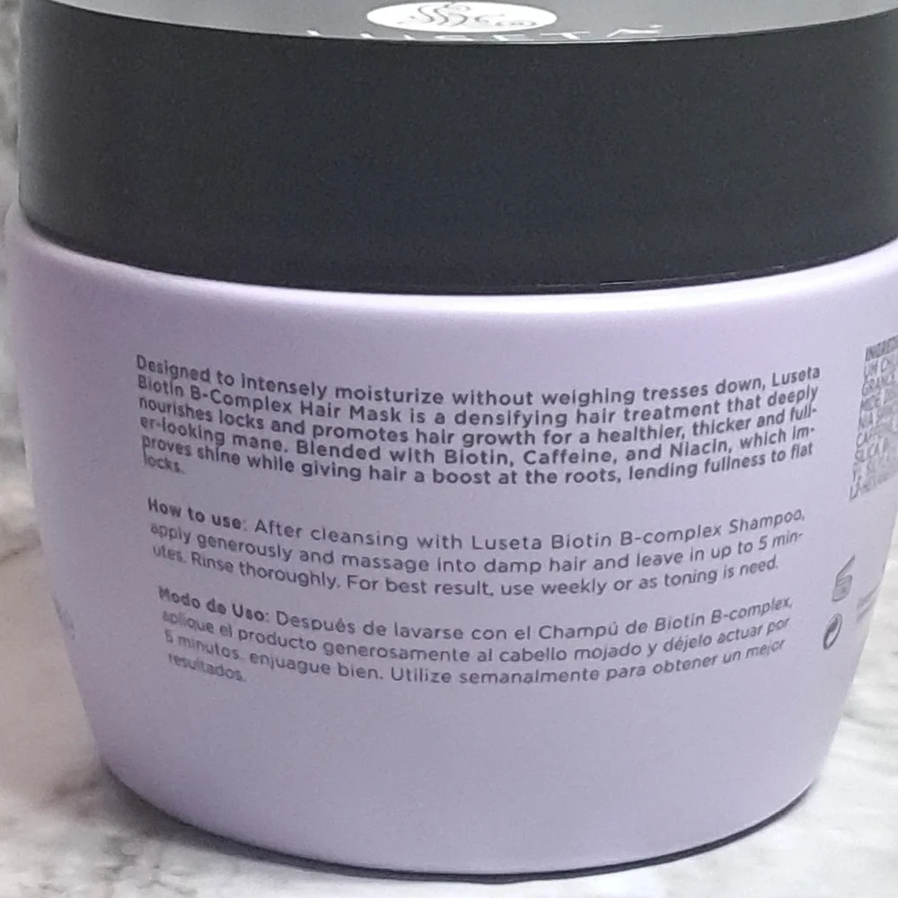 Luseta Biotin B-Complex Hair Mask Hair Growth & 16.9 Oz Color Safe‎